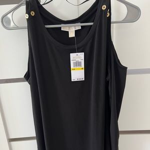 NWT Michael Kors long sleeve cold shoulder dress (hits at knee). Size medium.